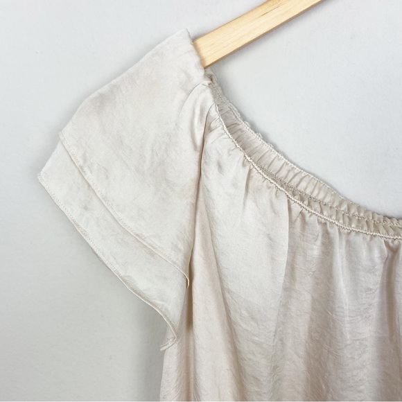 CLUB MONACO Silky Flutter Sleeve Dress - Picture 5 of 8